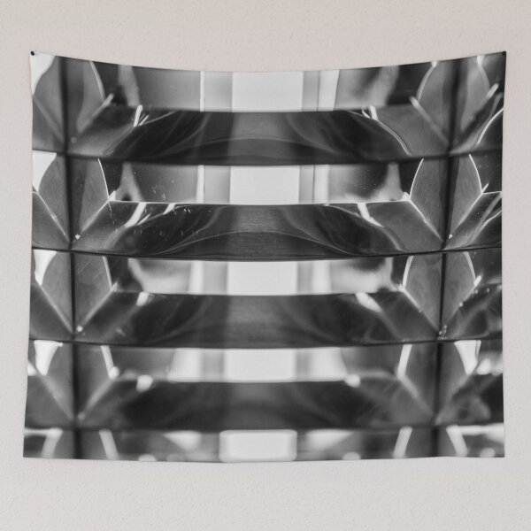 Item preview, Abstract Stainless Steel Vent Monochrome designed and sold by srgreen.