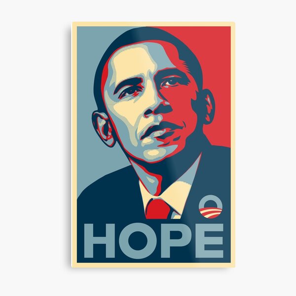 Obama Hope Metal Print
