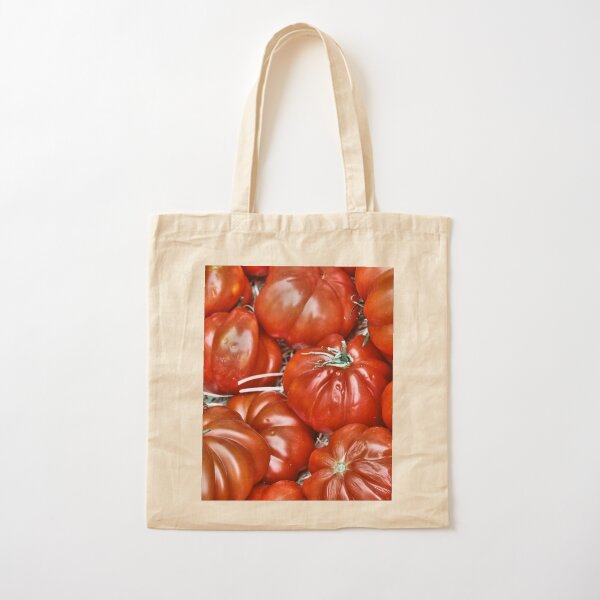 Big Red Tomatoes Cotton Tote Bag