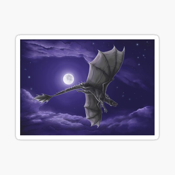 Silver Solitude Sticker