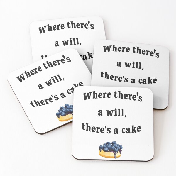 Item preview, Where there's a will, there's a cake designed and sold by gabmenfer.