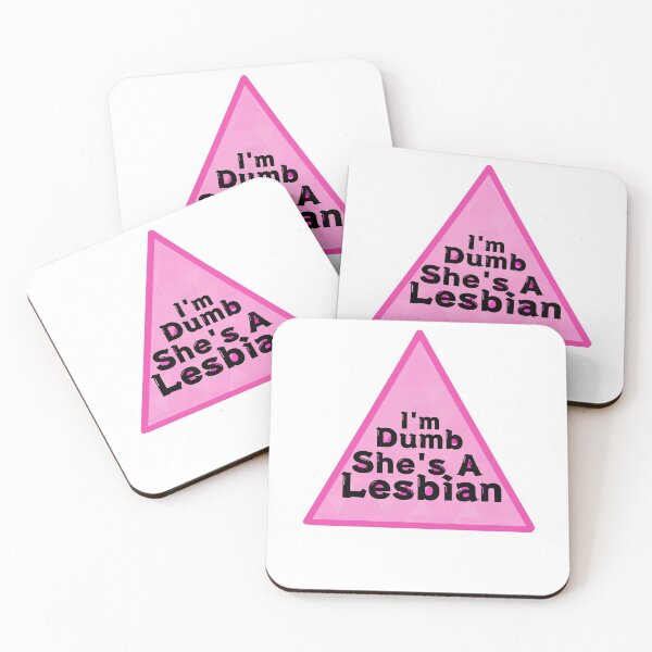 Item preview, I'M DUMB, SHE'S A LESBIAN designed and sold by Tea-V-Popcorn *.