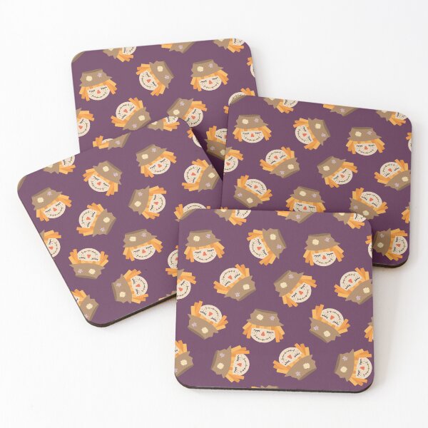 Item preview, Scarecrow - cute scarecrows (purple) designed and sold by littlearrow.