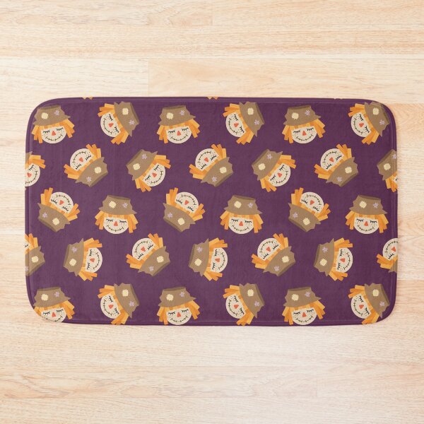 Item preview, Scarecrow - cute scarecrows (purple) designed and sold by littlearrow.