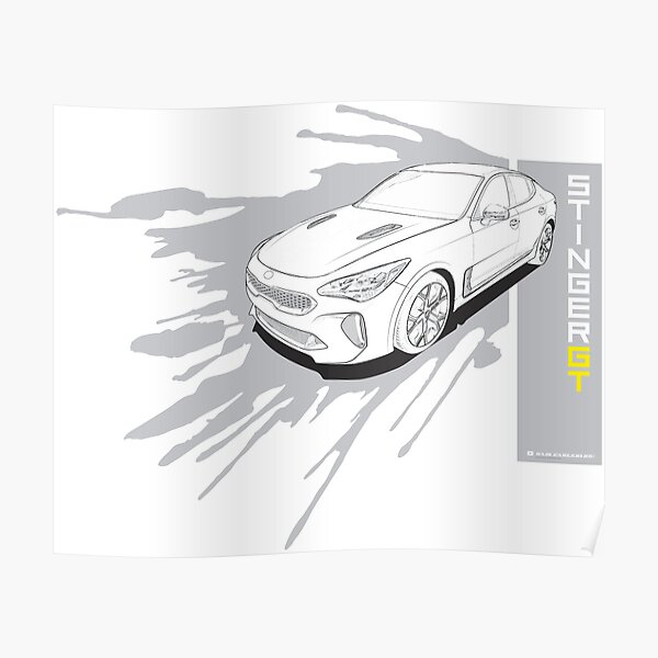 Kia Stinger GT Poster
