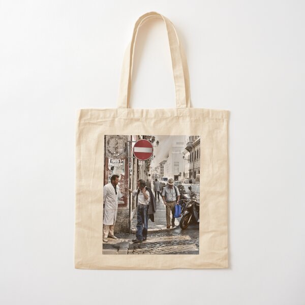 Street Talk, Rome Cotton Tote Bag