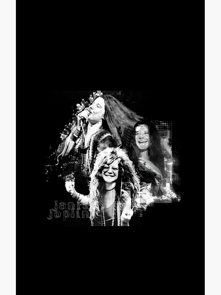 Janis Joplin Black - digital paint by Iona Art Digital by IonaArtDigital