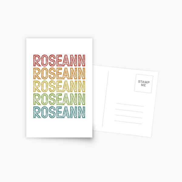 Roseann First Name Birthday Gift Postcard