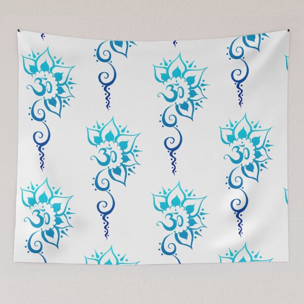 Item preview, Rising Om - Blue Fade designed and sold by ArtByDrax.