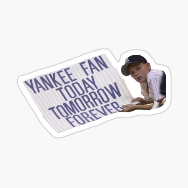 Gerrit Cole Yankee Fan Today Tomorrow Forever Sticker