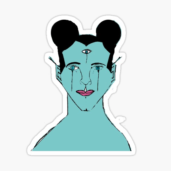 Blue Boy E Sticker