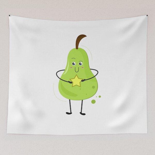 Item preview,  Green vitamin pear star happy designed and sold by Gex909.