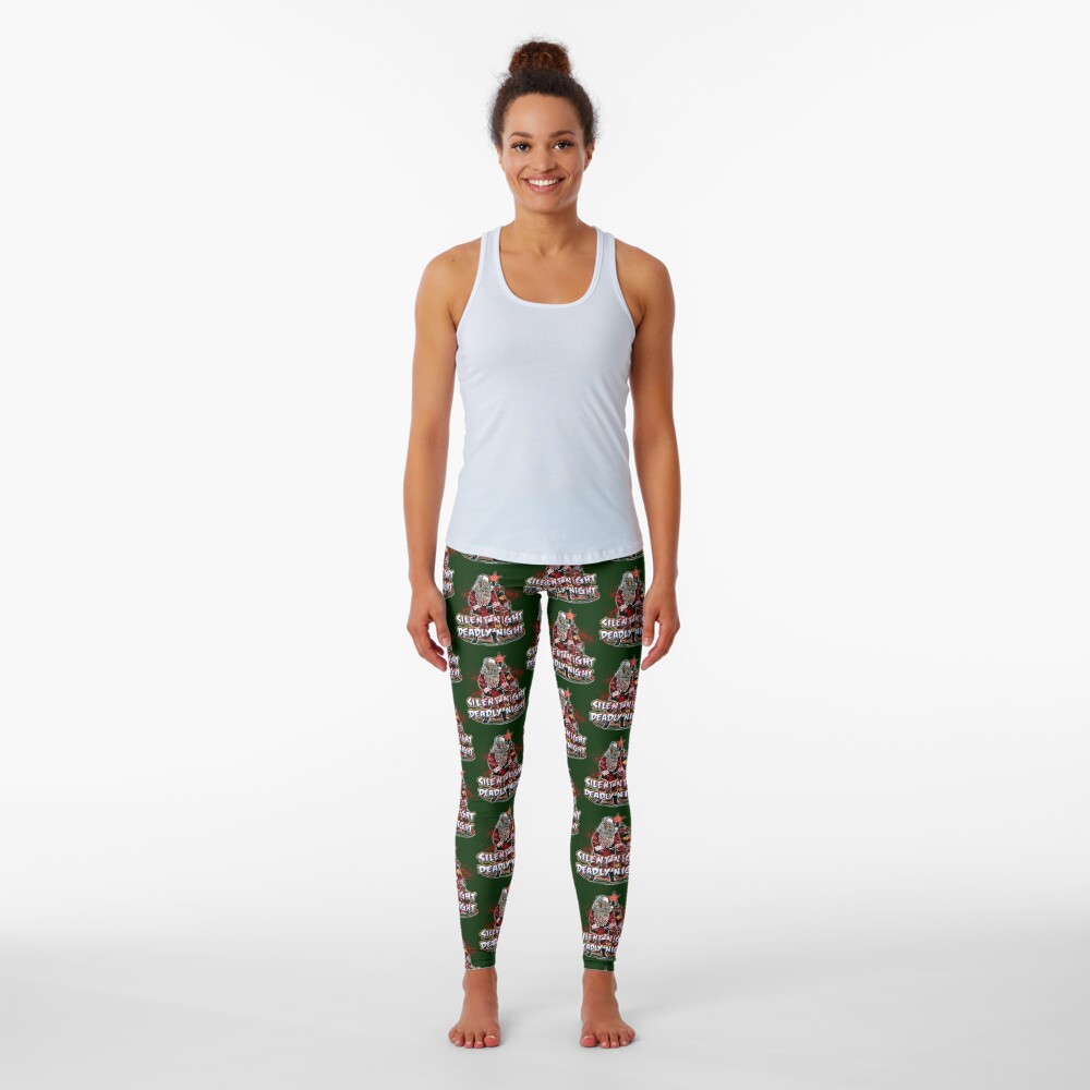 Silent Night Christmas Yoga Pants