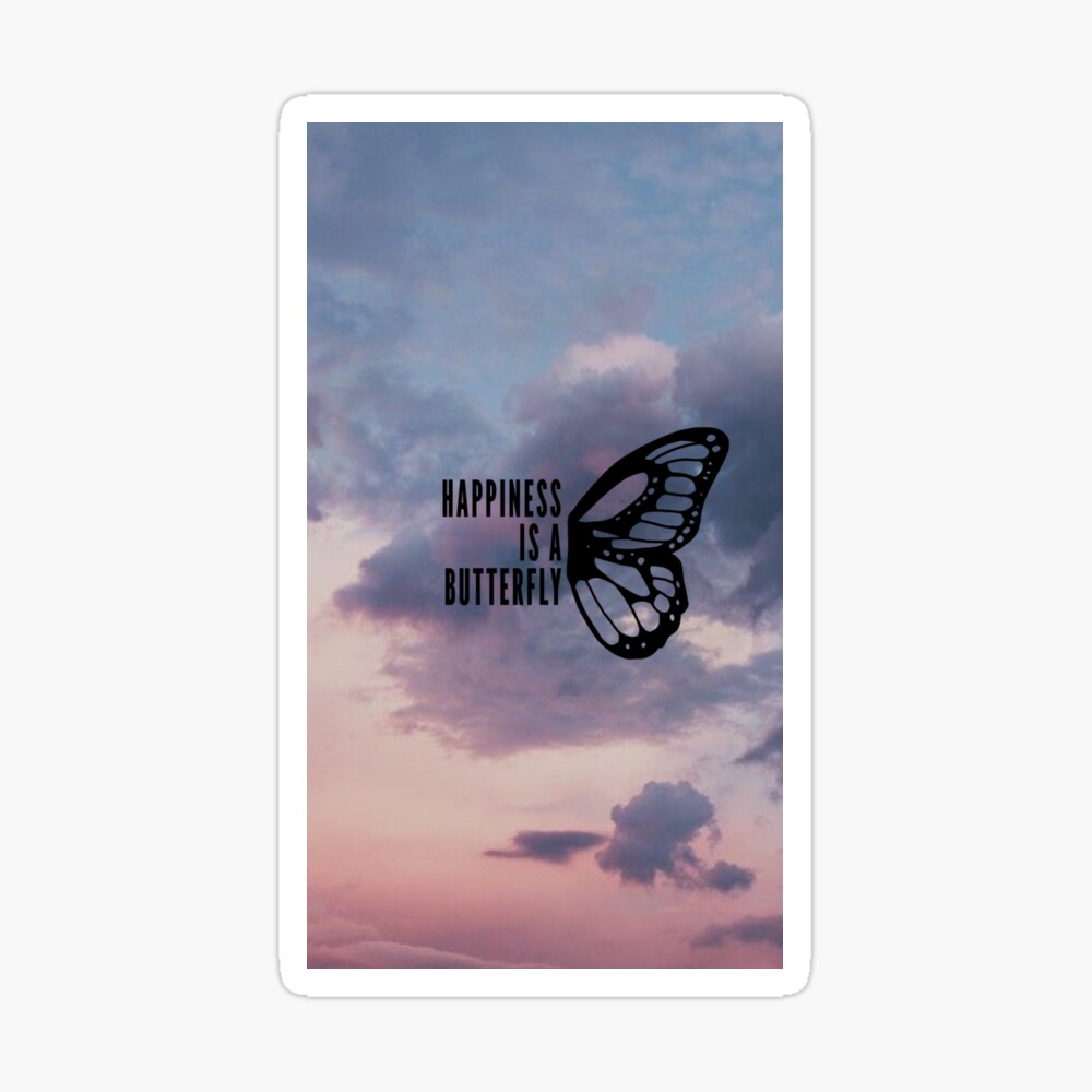 Paroles De Lana Del Rey Happiness Is A Butterfly Poster « Lana del Rey », par lockscreensget | Redbubble