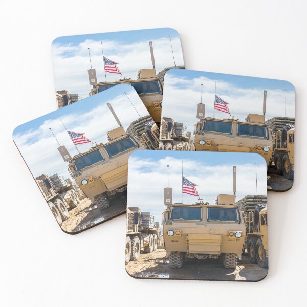 Item preview, American Flag on Military Vehicle in Afghanistan designed and sold by srgreen.