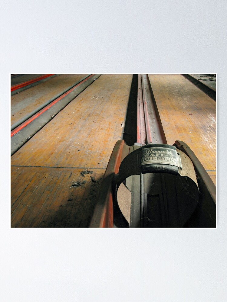 "Bowling Alley Ball Return" Poster for Sale by kpander Redbubble