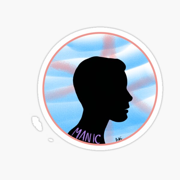 Manic by Halsey Sticker