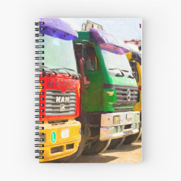 Item preview, Colorful Staging of Trucks designed and sold by srgreen.