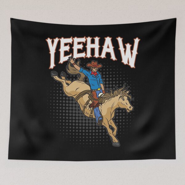 Item preview, YEEHAW Cowboy Humor Western Horse Riding designed and sold by Moonpie90.