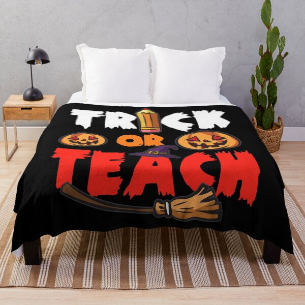 Item preview, TRICK OR TEACH Funny Teacher Quote designed and sold by Moonpie90.