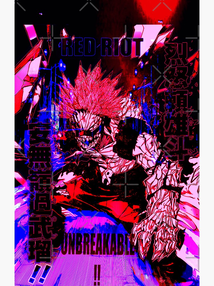 red riot unbreakable statue