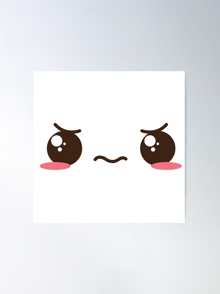 🥺 Cute Sad Emoji Poster – Realistic Emojis