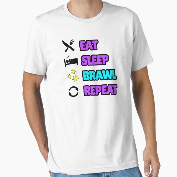 Item preview, Eat Sleep Brawl Repeat! designed and sold by Starwaves.