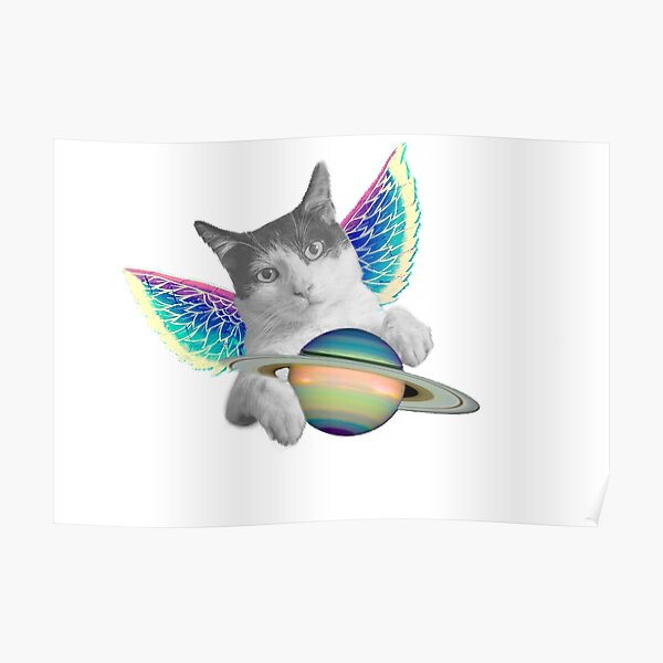 Astral Cat Poster