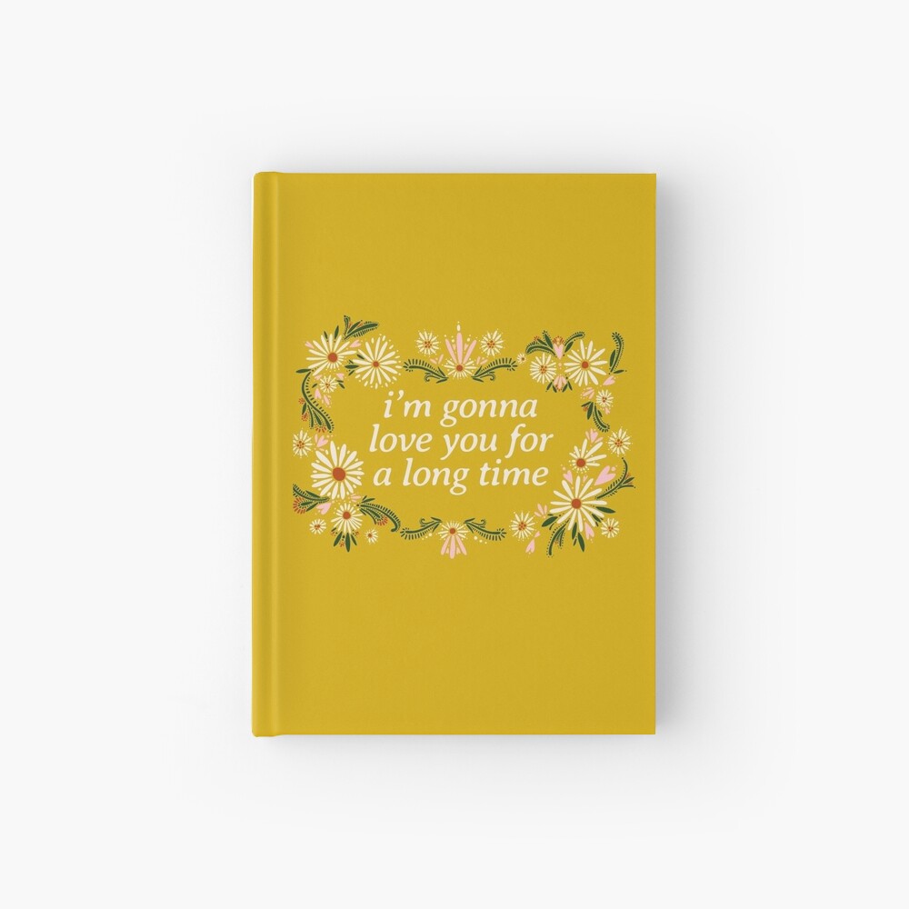 Maggie Rogers Floral Quote Drawing Hardcover Journal