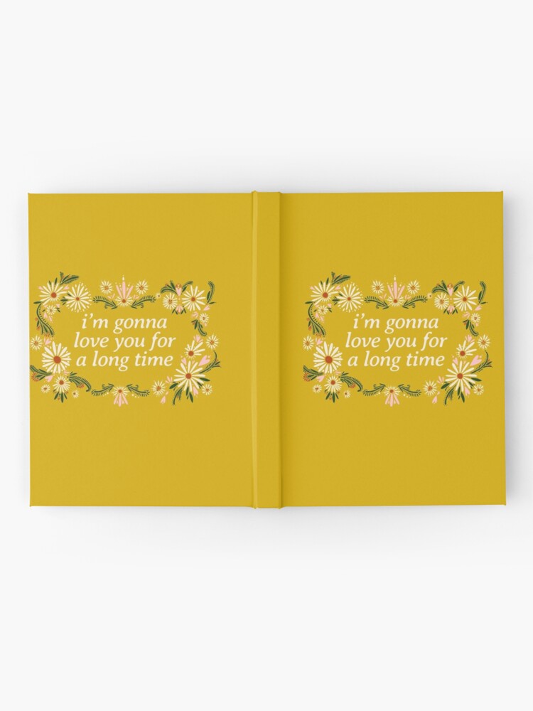 Alternate view of Maggie Rogers Floral Quote Drawing Hardcover Journal