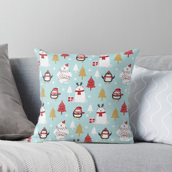Item preview, Christmas Polar Bear and Penguin designed and sold by Color Me F*@k!ng Happy.