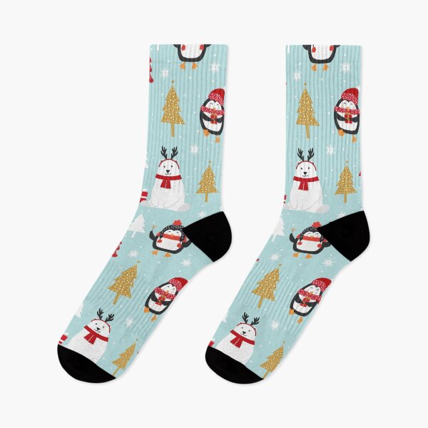 Item preview, Christmas Polar Bear and Penguin designed and sold by Color Me F*@k!ng Happy.