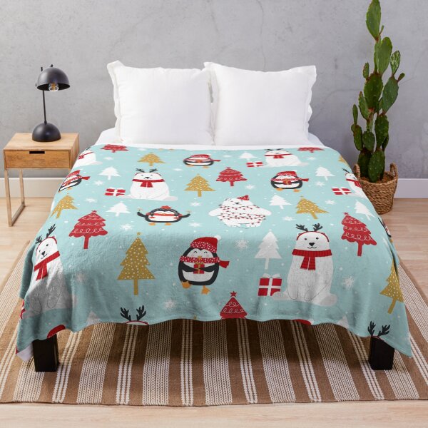 Item preview, Christmas Polar Bear and Penguin designed and sold by Color Me F*@k!ng Happy.