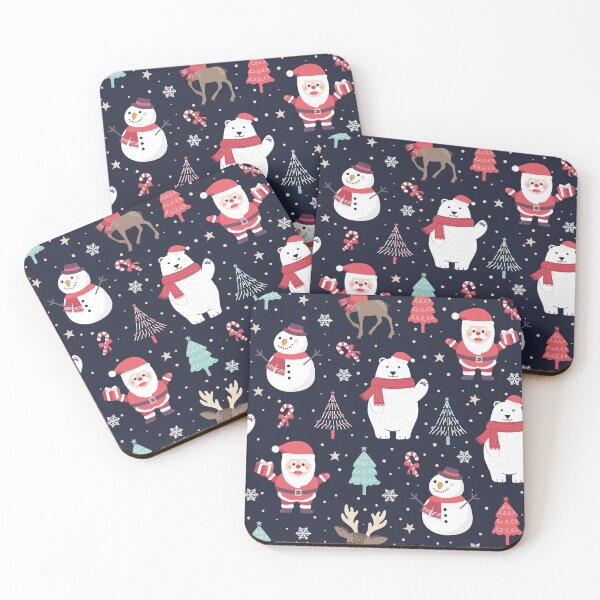 Item preview, Christmas Polar Bear, Santa and Snowman designed and sold by Color Me F*@k!ng Happy.