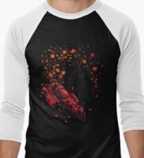 Blätter im Wind Baseballshirt mit 3/4-Arm