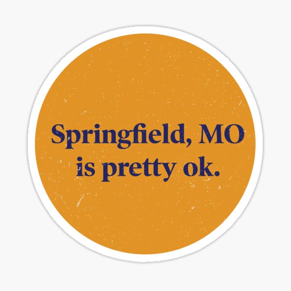 Item preview, Springfield Mo is pretty ok (yellow) designed and sold by KatelynBetz.
