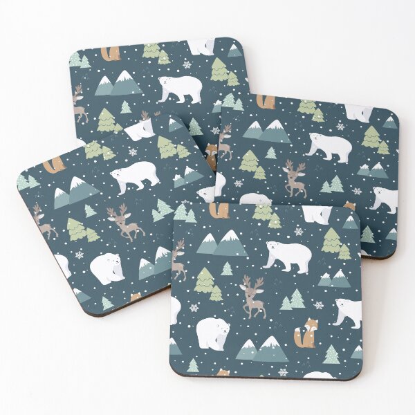 Item preview, Christmas Polar Bear Deer designed and sold by Color Me F*@k!ng Happy.