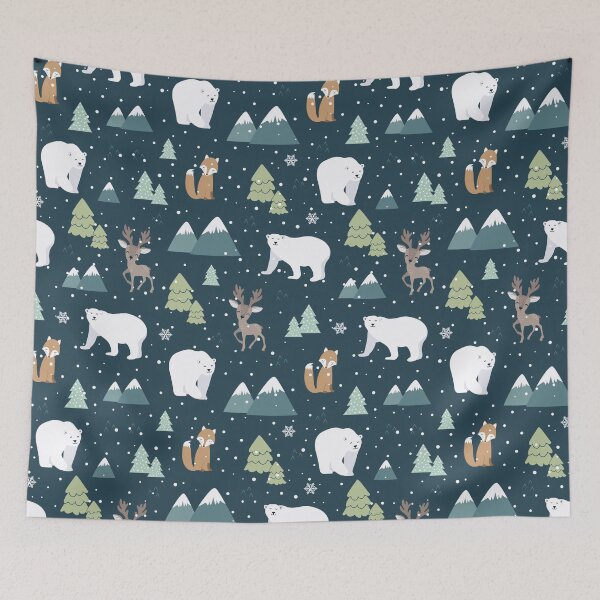 Item preview, Christmas Polar Bear Deer designed and sold by Color Me F*@k!ng Happy.
