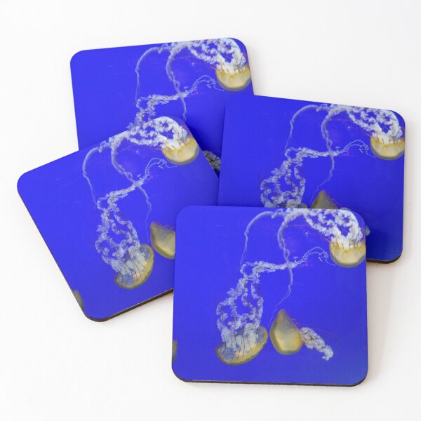 Item preview, Jellyfish Trio on Blue designed and sold by Tamara McDonnell.