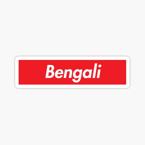 Bengali Stickers Redbubble