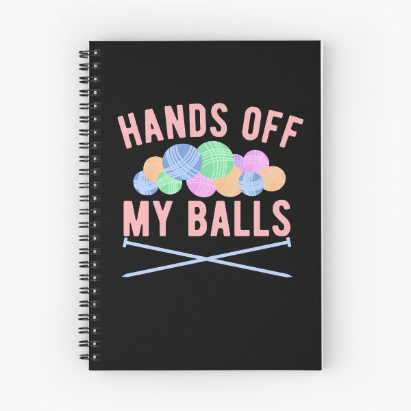 Item preview, Funny Hands off My Balls of Yarn - Knitting Gift - Knitters designed and sold by Dan66.