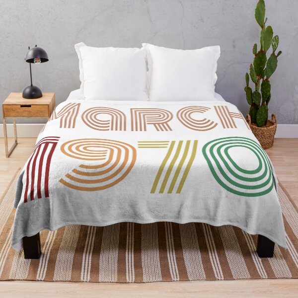 Item preview, Happy 50th Birthday, Happy fifties Birthday, born in March 1970 designed and sold by marosharaf.