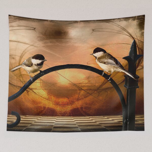 Item preview, Watch my Back I'll Watch Yours - Blackcapped Chickadee designed and sold by Yannik Hay.
