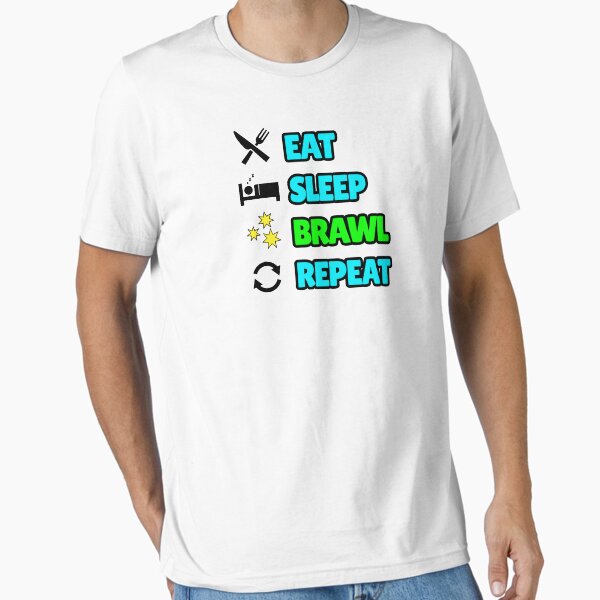Item preview, Eat Sleep Brawl Repeat designed and sold by Starwaves.