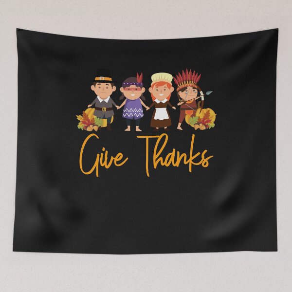 Item preview, Give Thanks Pilgrim Indian Pumpkin Thanksgiving Party designed and sold by findgreatshirts.
