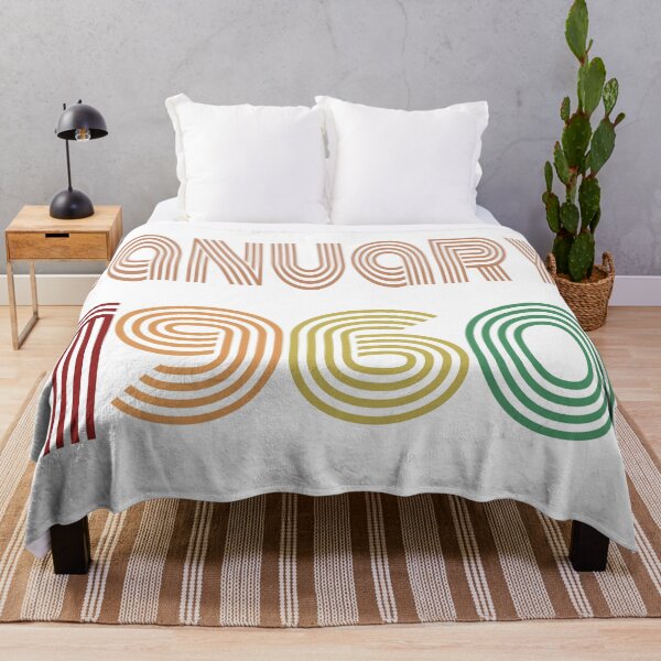 Item preview, Happy 60th Birthday, Happy sixties Birthday, born in January 1960 designed and sold by marosharaf.