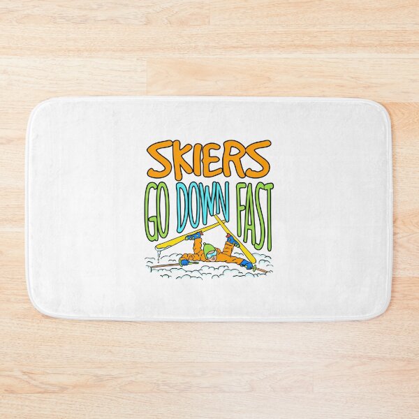 Item preview, Skiers Go Down Fast Skiing designed and sold by jaygo.