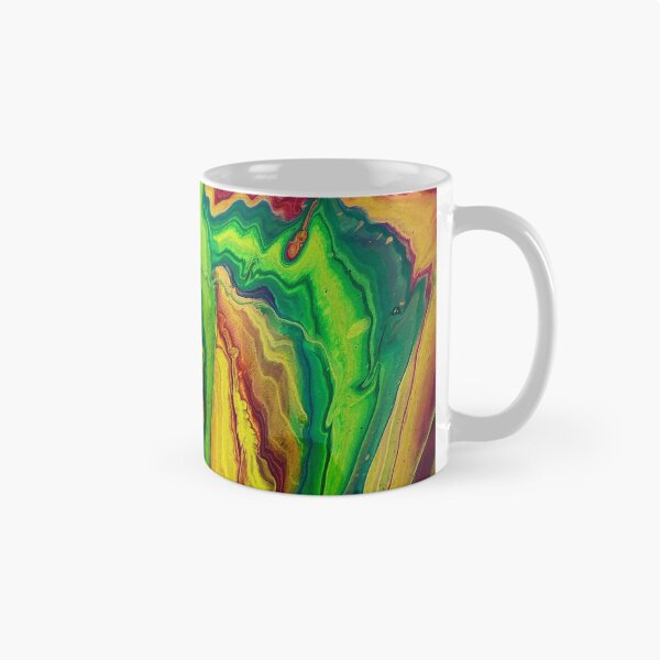 Item preview, Rainbow Acrylic Pour Painting designed and sold by Rammkah.