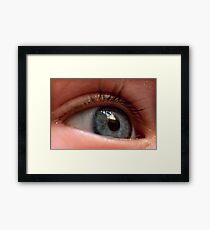 Childs Eye Framed Print