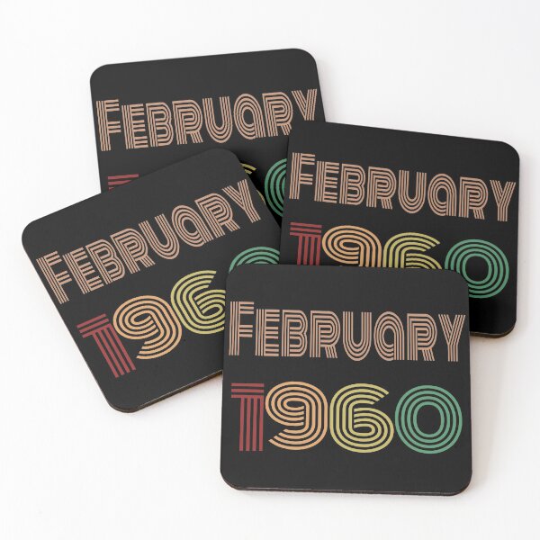Item preview, Happy 60th Birthday, Happy sixties Birthday, born in February 1960 designed and sold by marosharaf.